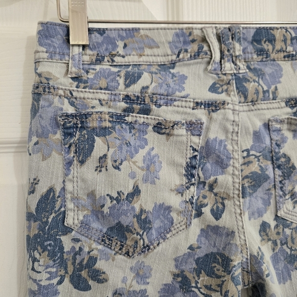 Mossimo Supply Co Skinny Jeans Juniors 9 Women's 6 Floral Retro Y2K - Picture 3 of 12